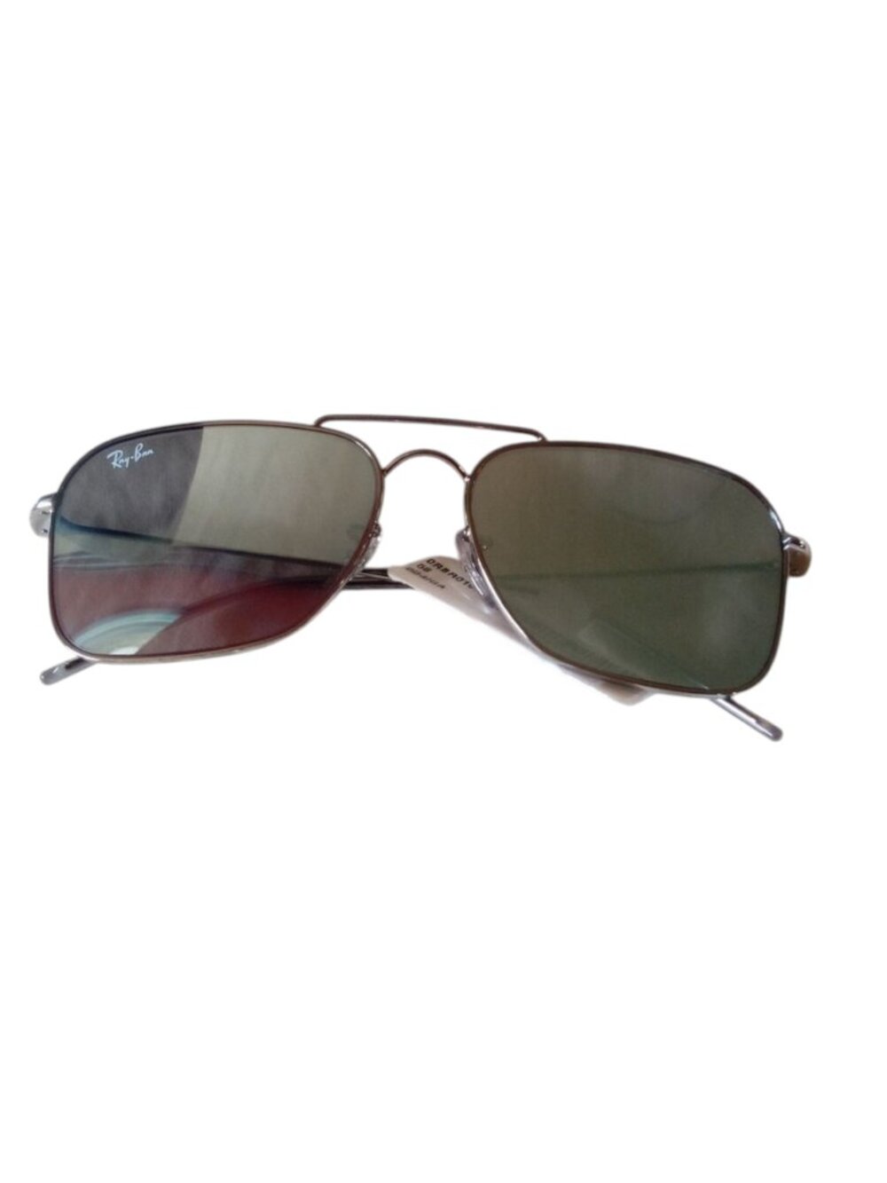 NEW RAY-BAN Caravan Reverse RBR0102S 004/GA Gunmetal Sunglasses 58mm